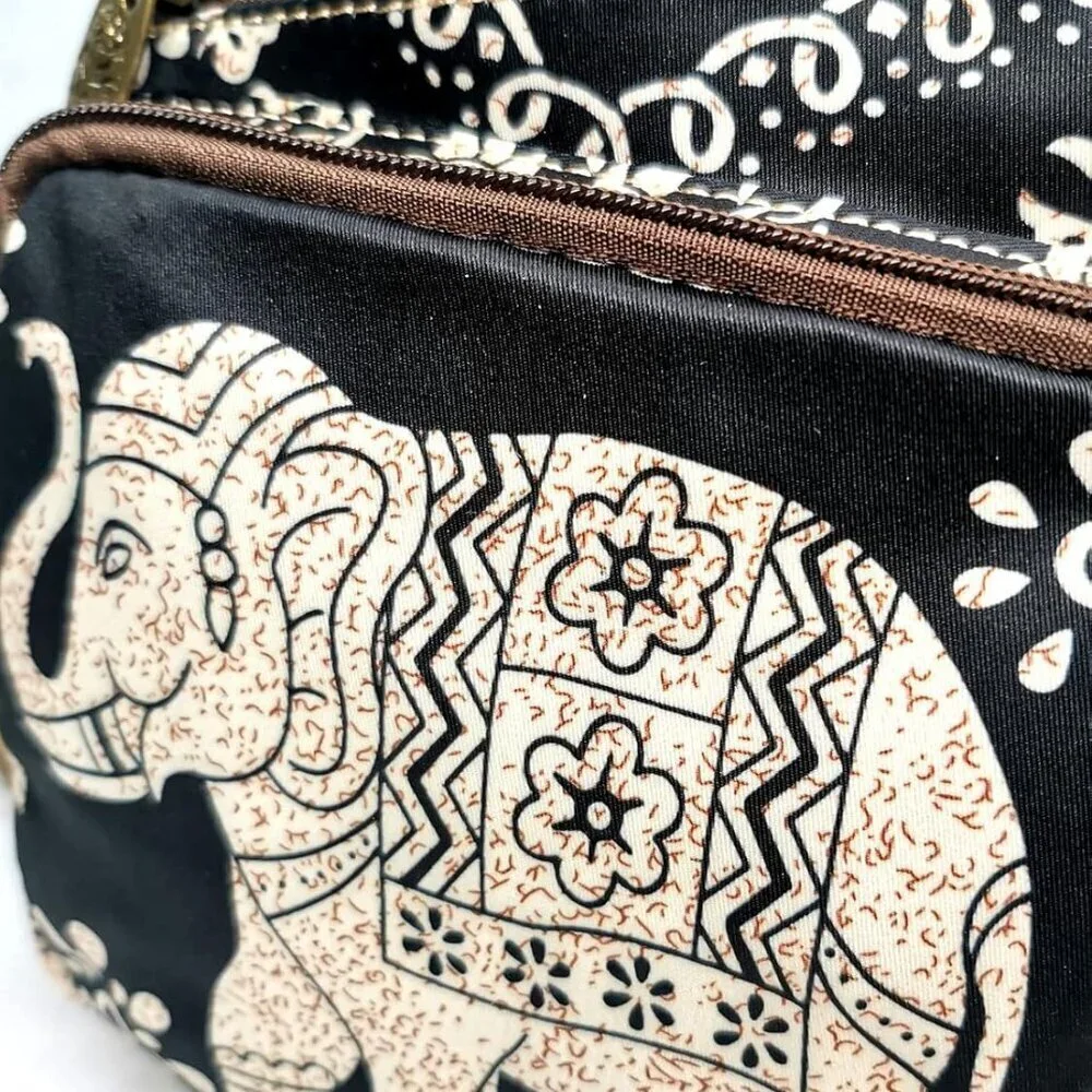 Nylon Crossbody Backpack Women's Waterproof Lightweight Organizer